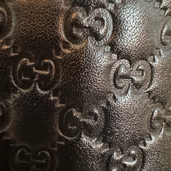 Authentic Gucci Leather Chelsea Boots | Size 7.5 | Logo Embossed - Picture 13 of 16